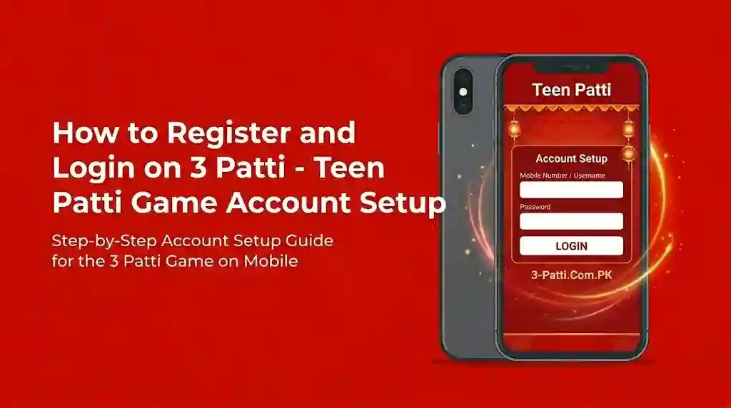 How to Register and Login on 3 Patti